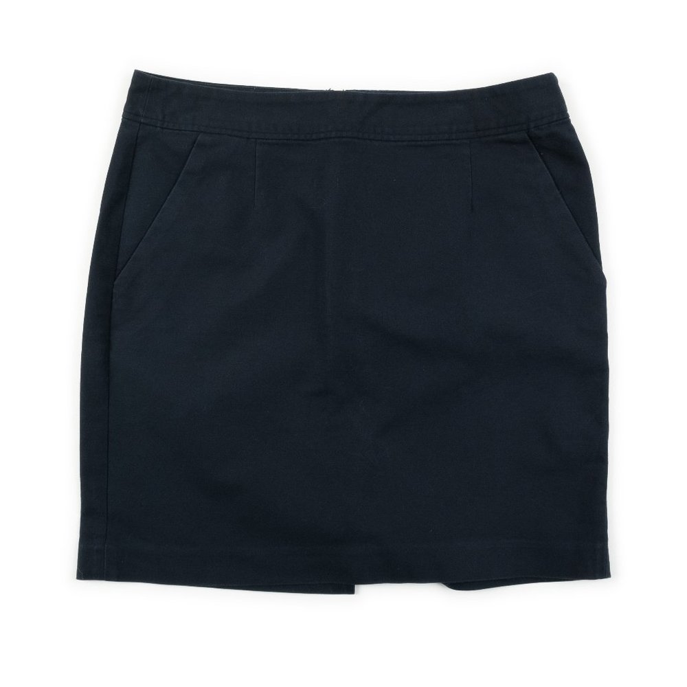 BANANA REPUBLIC navy blue pencil skirt size 12
